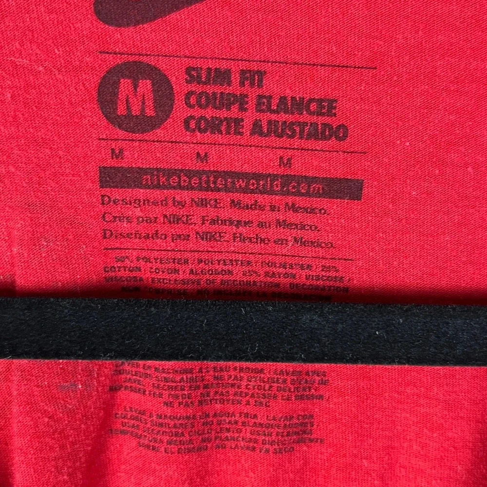 Nike Ohio State Buckeyes Long Sleeve Shirt Women Medium Red Athletic